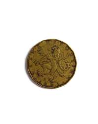 Collectible Coin Czech Republic 1993 Horse / Lion Animal