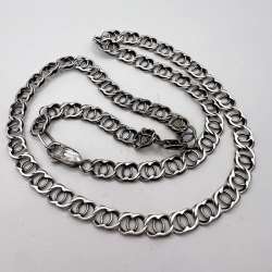 Vintage Sterling Silver 925 Women's Men's Jewelry Chain Necklace Marked 15 gr