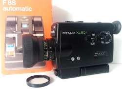 Vintage Design - Minolta XL 601, Super 8 movie Camera / in good condition.