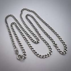 Vintage Sterling Silver 925 Women's Men's Jewelry Chain Necklace Marked 14.5 gr