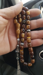 Muslim Islamic Antique German Bakelite Miscky 33 Prayer Beads Rosary Misbaha