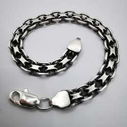Vintage Unisex Bracelet Jewelry, 925 Sterling Silver, Handmade 16,72g
