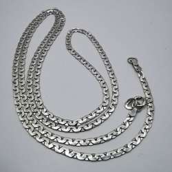 Vintage Women's Graceful Chain, Jewelry , 925 Sterling Silver, Signature,  8,84g