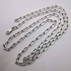 Vintage Unisex Statement Jewelry Chain, 925 Sterling Silver, Signature,  16,27g