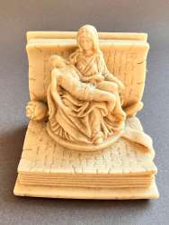 Traditional Biblical Plot Souvenir Figure Statue from Roma Made in Italy