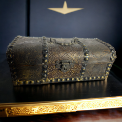 Antique Ottoman Wood Jewelry Box Trinket Antique Lock Handmade Crafted Storage