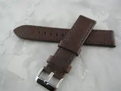 Watchband. Bracelet for watches Strap. New leather Black Width 22m gift for men