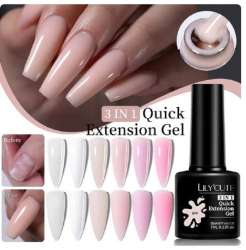 LILYCUTE 7ML Quick Extension Nail Gel Vernis Semi Permanent Acrylic Crystal