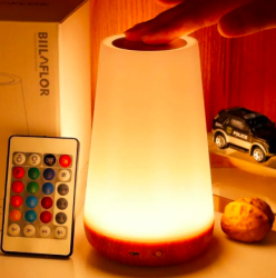 13 Color Changing Night Light RGB Remote Control Touch Dimmable Lamp Portable Ta